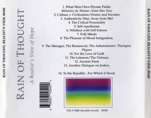 Rain Of Thought - A Realist's View Of Hope (2000)