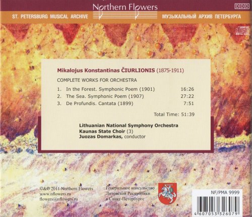 Lithuanian National Symphony Orchestra, Juozas Domarkas - Čiurlionis: Complete Works for Orchestra (2011) CD-Rip