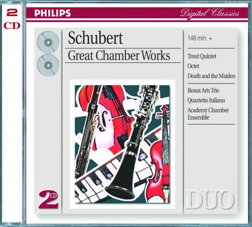 Beaux Arts Trio, Paolo Borciani - Schubert: Great Chamber Works (2004)