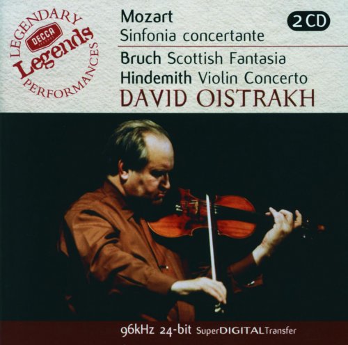 David Oïstrakh - Mozart: Sinfonia Concertante - Bruch: Scottish Fantasia; Hindemith: Violin Concerto (2002)