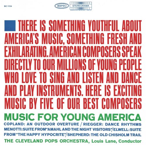 Louis Lane - Music for Young America: Works by Copland & Menotti & Riegger & Elwell & Shepherd (2024 Remastered Version) (2024) [Hi-Res]