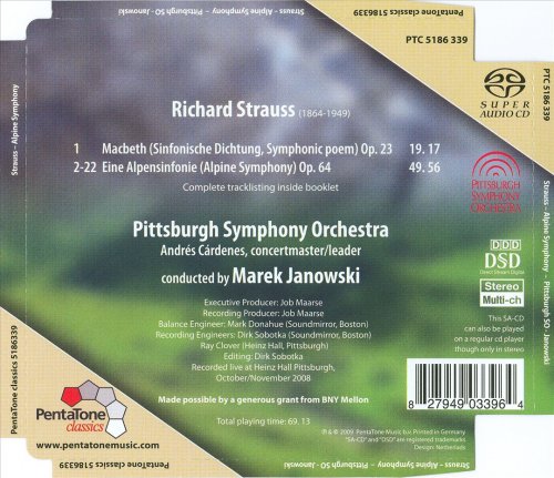 Marek Janowski - Richard Strauss: Alpine Symphony, Macbeth (2009)