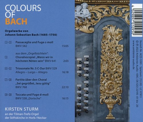 Kirsten Sturm - Colours of Bach (2024) [Hi-Res]