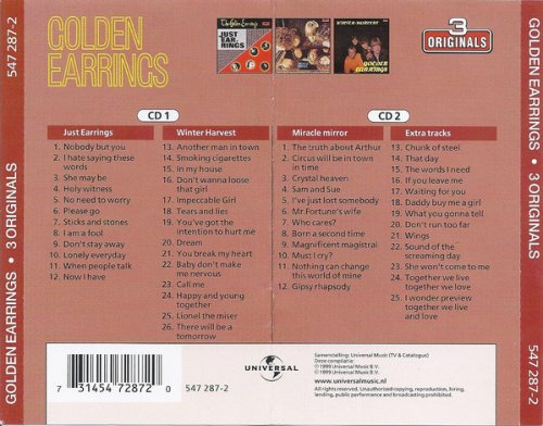 Golden Earring - 3 Originals (1999)