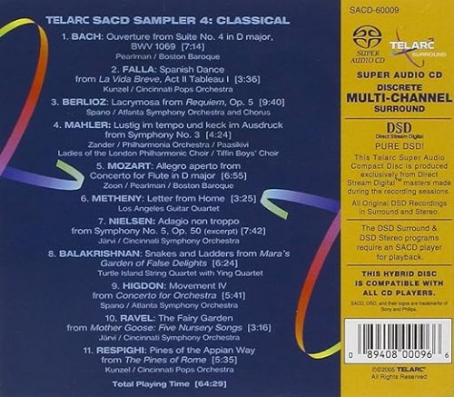VA - Telarc Classical SACD Sampler 4 (2005) [SACD]