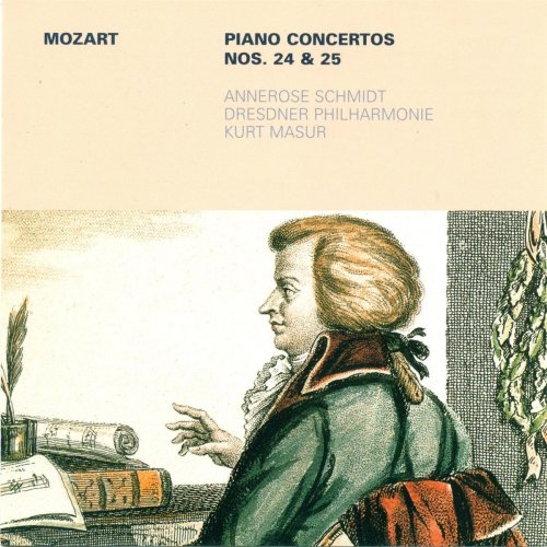 Annerose Schmidt, Dresden Philharmonic Orchestra, Kurt Masur - Mozart: Piano Concertos Nos. 24 and 25 (2009)