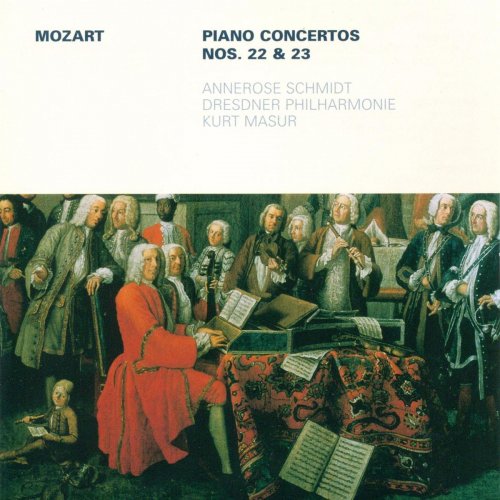 Annerose Schmidt, Dresden Philharmonic Orchestra, Kurt Masur - Mozart: Piano Concertos Nos. 22 and 23 (2009)