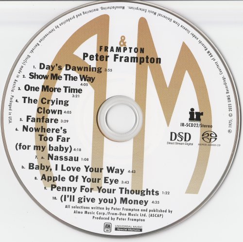 Peter Frampton - Frampton (Remastered) (2023) [SACD]