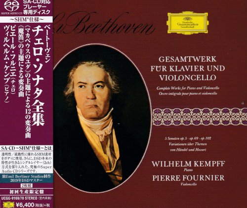 Pierre Fournier, Wilhelm Kempff - Beethoven: 5 Cello Sonatas (1965) [2019 SACD]