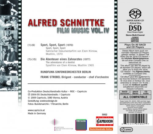 Rundfunk-Sinfonieorchester Berlin, Frank Strobel - Schnittke: Film Music Vol. IV (2009) [SACD]