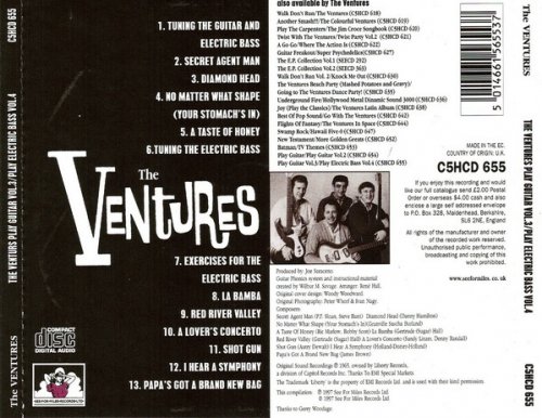 The Ventures - Play Guitar Vol 3 / Play Electric Bass Vol 4 (1997)