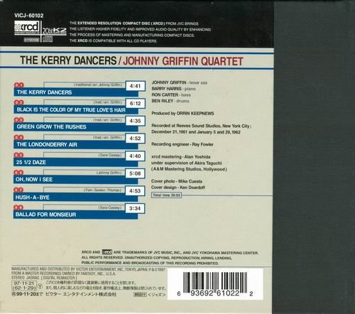 Johnny Griffin Quartet - The Kerry Dancers (And Other Swinging Folk) (1962)