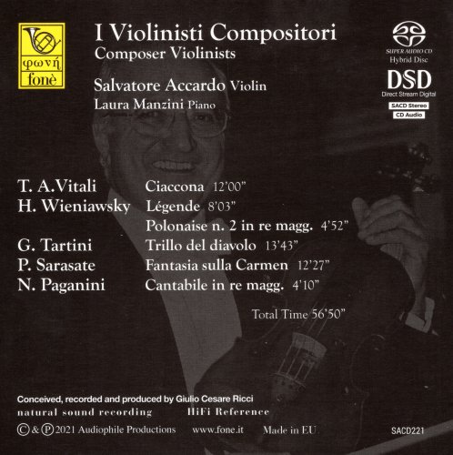 Salvatore Accardo, Laura Manzin - I violinisti compositori (2021) [SACD]