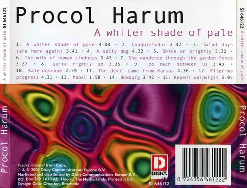 Procol Harum - A Whiter Shade Of Pale (2001)