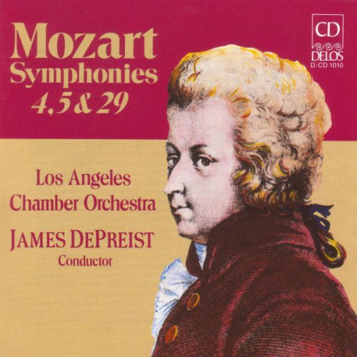 James Depreist - Mozart : Symphonies n°4, 5 & 29 (1987)