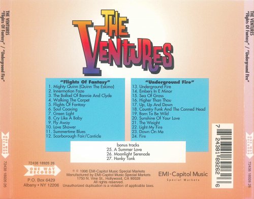 The Ventures - Flights Of Fantasy / Underground Fire (1996)