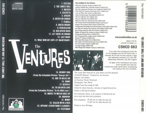 The Ventures - The Lonely Bull- / $1.000.000 Dollar Weekend (1997)