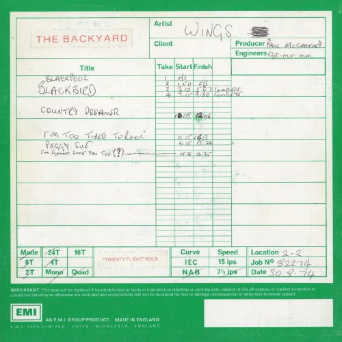 Paul McCartney & Wings - One Hand Clapping – The Backyard (One Hand Clapping Sessions) EP [M] (2024) [E-AC-3 JOC Dolby Atmos]