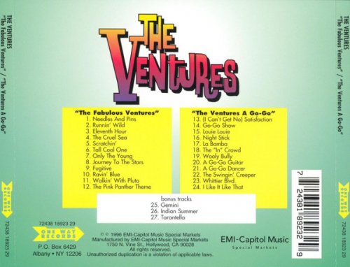 The Ventures - The Fabulous Ventures / The Ventures A Go-Go (1996)