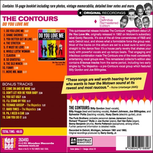 The Contours - Do You Love Me (Now That I Can Dance) [Bonus Track Version] (2016)