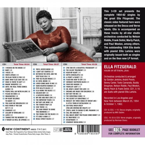 Ella Fitzgerald - The Complete 1954-62 Singles (2020)