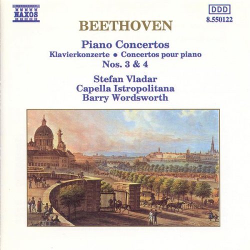 Stefan Vladar, Capella Istropolitana, Barry Wordsworth - Beethoven: Piano Concertos Nos. 3 and 4 (1988)