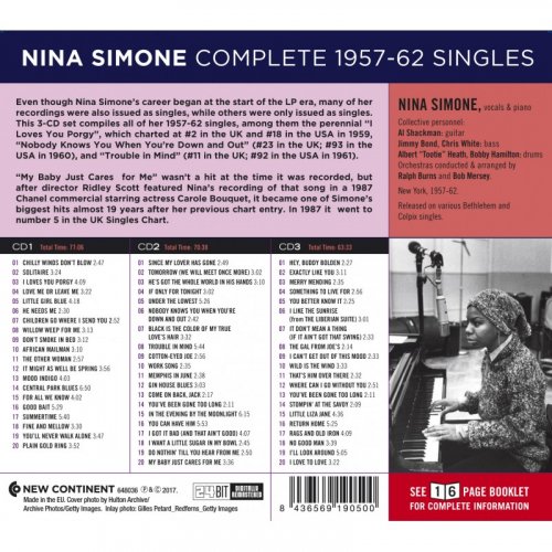 Nina Simone - Complete 1957-62 Singles (2020)