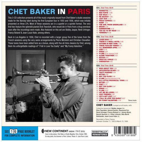 Chet Baker - Complete Chet Baker In Paris (2017)