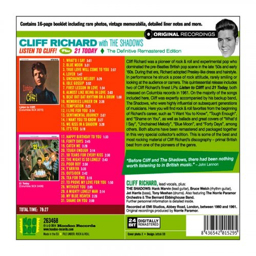 Cliff Richard - Listen to Cliff Plus 21 Today (2021)