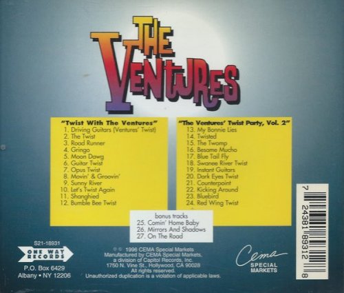 The Ventures - Twist With The Ventures / Twist Party Vol 2 (1996)