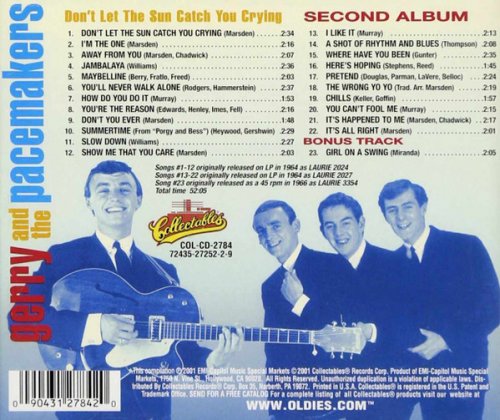 Gerry And The Pacemakers - Don't Let The Sun Catch You Crying / Second Album (2001)