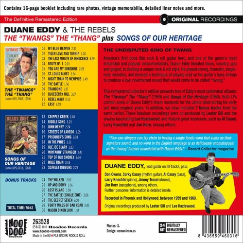 Duane Eddy - The "Twangs" The "Thang" Plus Songs of Our Heritage (2021)