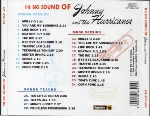 Johnny And The Hurricanes - The Big Sound Of Johnny And The Hurricanes (1999)