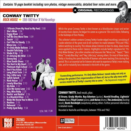 Conway Twitty - Rock House: 1956-62 Rock n´Roll Recordings (2021)