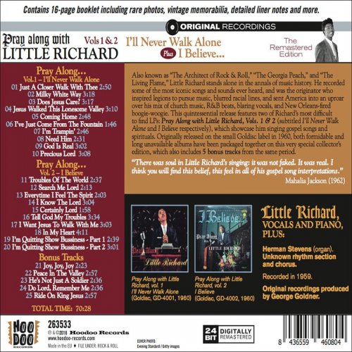 Little Richard - Pray Along with Little Richard Vols. 1 and 2 + Bon (2021)