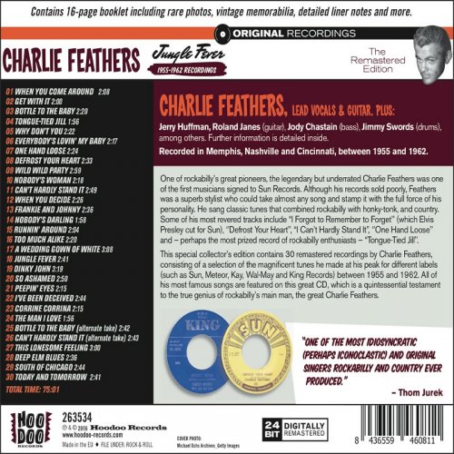 Charlie Feathers - Jungle Fever: 1955 - 1962 Recordings (2016)