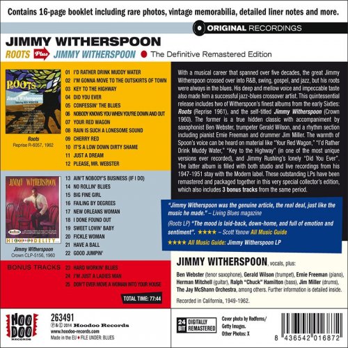 Jimmy Witherspoon - Roots Plus Jimmy Whitherspoon Plus 3 Bonus Tracks (2021)