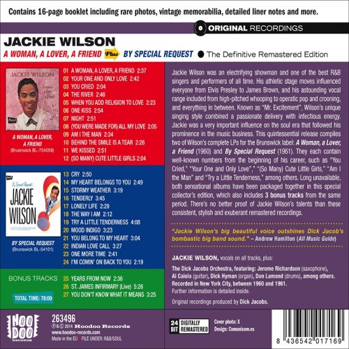 Jackie Wilson - A Woman, a Lover, a Friend Plus by Special Request (2021)