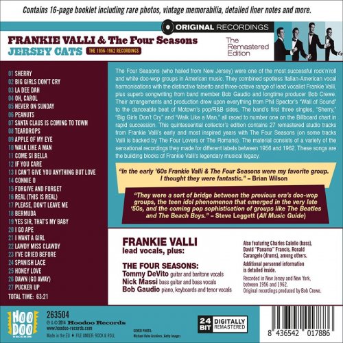 Frankie Valli - Jersey Cats: 1956-1962 Recordings (2021)