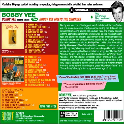 Bobby Vee - Bobby Vee Plus Bobby Meets the Crickets (2021)