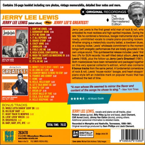 Jerry Lee Lewis - Jerry Lee Lewis Plus Jerry Lee`S Greatest! Plus 6 Bonus (2021)