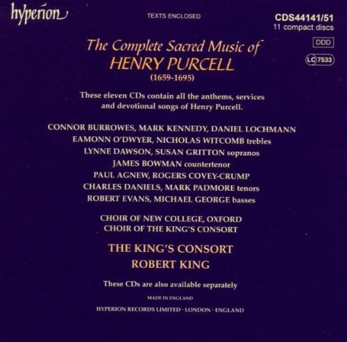 Robert King, The King's Consort - Purcell: The Complete Sacred Music Of Henry Purcell (11CDs Boxed set) (2002)