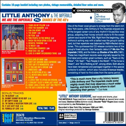 Little Anthony, The Imperials - We Are the Imperials Plus Shades of the 40`S (2021)