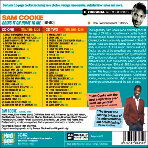 Sam Cooke - Bring It on Home to Me (1954 Plus 1962) (2021)