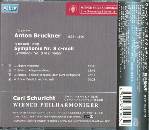 Carl Schuricht - Bruckner: Symphony No.8 (1963) [2004]