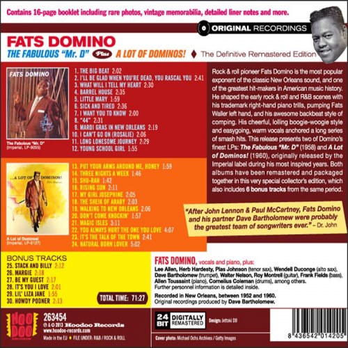 Fats Domino - The Fabulous Mr D Plus a Lot of Dominos (2021)