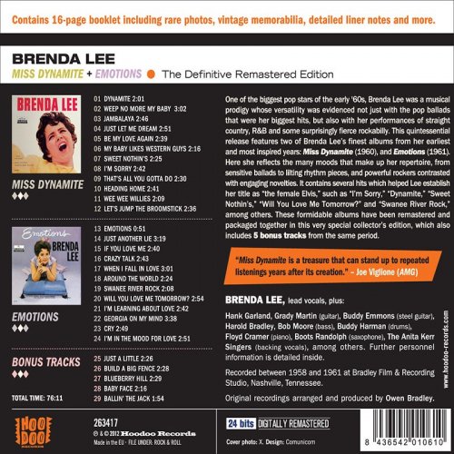 Brenda Lee - Miss Dynamite Plus Emotions (2021)