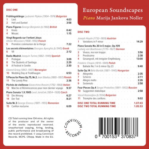 Marija Jankova Noller - European Soundscapes (2024) [Hi-Res]