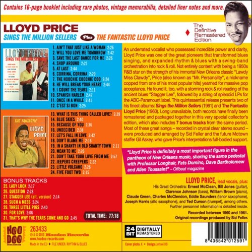 Lloyd Price - Sings the Million Sellers Plus Fantastic Lloyd Price (2021)