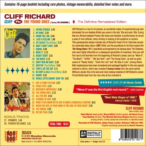 Cliff Richard - Cliff Plus the Young Ones Plus 2 Bonus Tracks (2021)